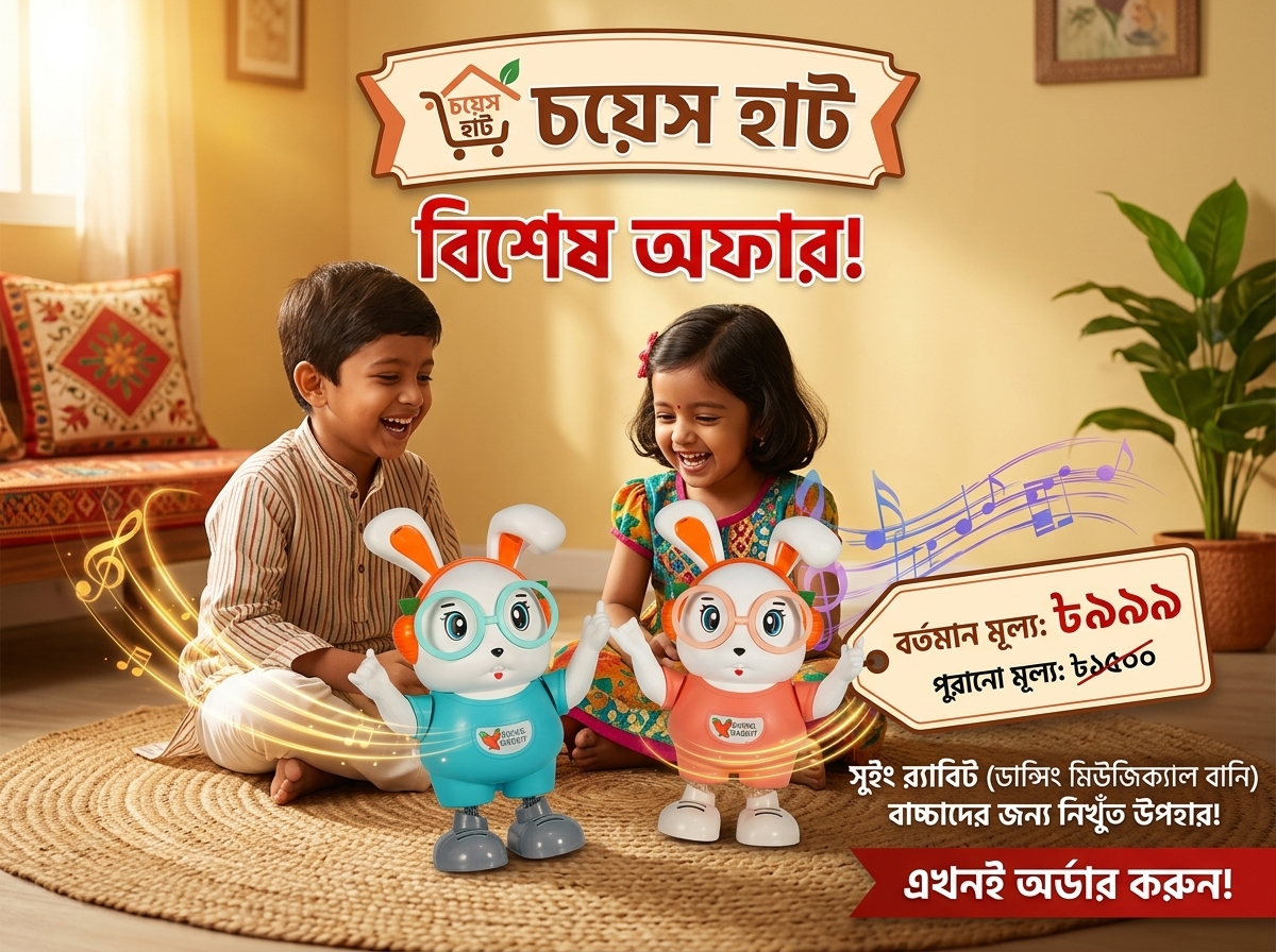 বাচ্চাদের Dancing Rabbit - নাচুনে খরগোশ ।